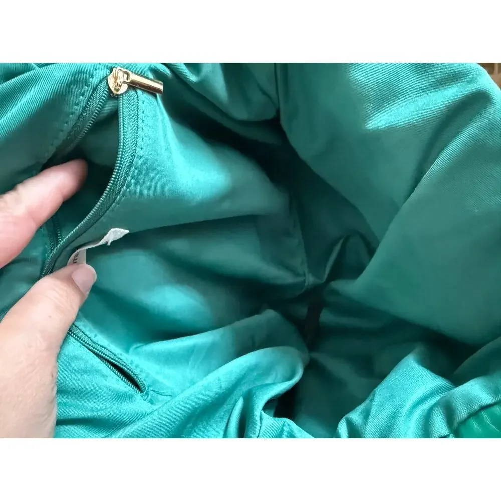 Green Puffer Bag By Anthropologie